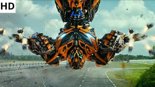 Bumblebee And Crosshairs Save Cade And Tessa | Transformers 4: Age Of Extinction