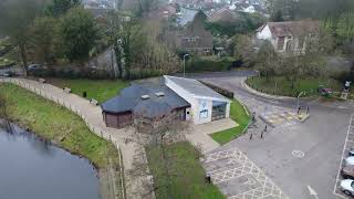 Stunning Aerial Views of Newport’s Fourteen Locks \u0026 Ynysyfro Reservoir | DJI Mini 4K Footage