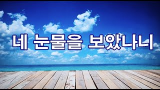 네 눈물을 보았노니[3번반복]박수영은혜찬양