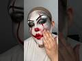 Reverse Pennywise makeup removal 🧼 #shorts #makeup #satisfying