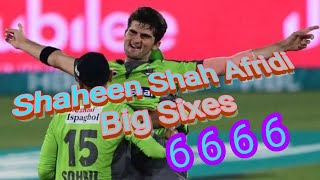 Shaheen Shah Afridi Big Sixes | Peshawar Zalmi vs Lahore Qalandars | HBL PSL7 | 2022 | Guts N'Glory