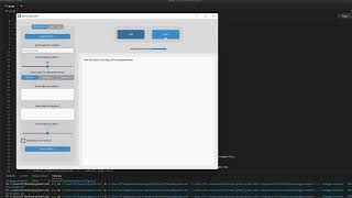 Python modern GUI desktop application project with Customtkinter