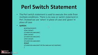 Perl: Scripting Programming Part 9