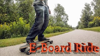 Shaboardz Electric Longboard On-Board