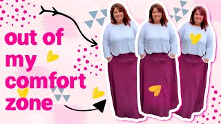 I decided to try a new style | Love Notions Ravinia Skirt Review Plus Size Friendly