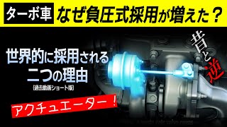 【ターボ車】なぜ昔と逆の負圧式を？｜ショート版No,17