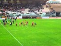 Livorno Torino 2 a 1 - Saluto ai tifosi della squadra