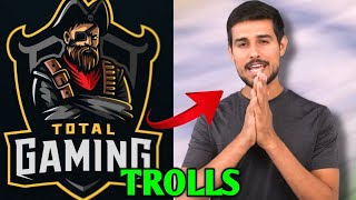 @TotalGaming093 TROLLS @dhruvrathee | Total Gaming Dhruv Rathee | Dhruv Rathee Shorts Facts #shorts