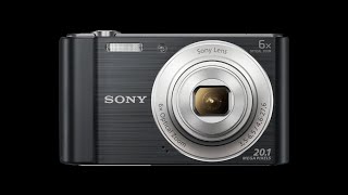 sony cybershot w810 unboxing