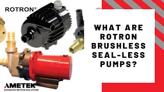 What Are ROTRON Brushless Seal-less Pumps?