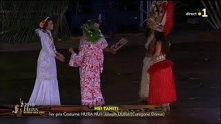 Heiva 2018 - 1er prix costume HURA NUI : Hei Tahiti