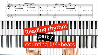 Reading rhythm, part 7: counting 1/4-beats