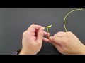 fishing knots the easiest snell knot ever how to tie fishing line to a hook