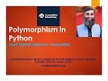 Polymorphism in Python Duck Typing and Operator Overloading