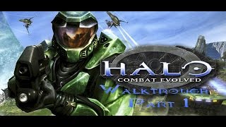 Halo Combat Evolved (Gameplay Part 1) [My First EVER Walktrough + Video]