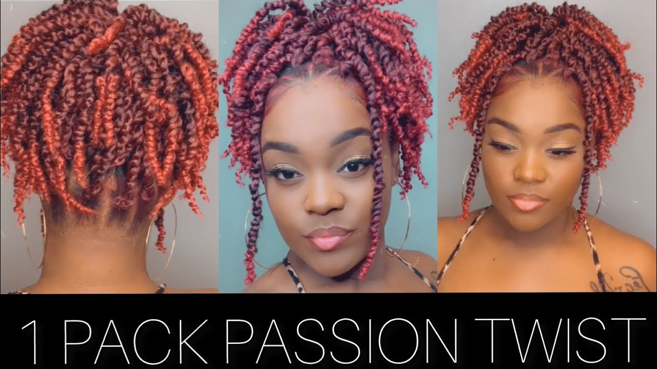 Gorgeous Short Passion Twists Crochet Hairstyle Looks To 51 Off