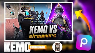 Make This Thumbnail Like Kemo & Synzx In Picsart 🔥