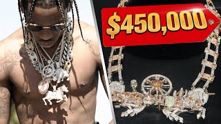 Travis Scott's INSANE $10 Million Dollar Jewelry Collection! (MUST WATCH)
