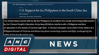 U.S. backs PH, condemns 'dangerous' Chinese helicopter maneuvers | ANC