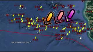 Shake Alerts, Two Earthquakes Felt In Petrolia, CA