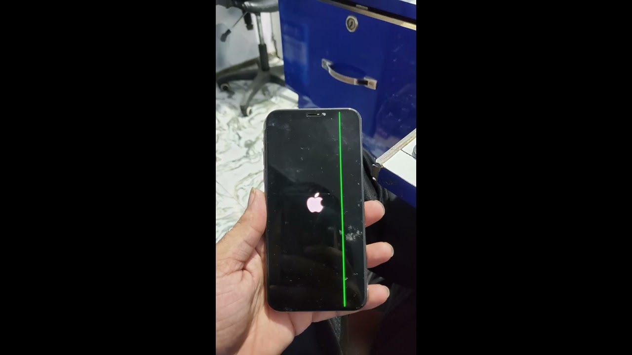 iphone X green line remove #shorts