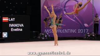 Evelina Ivanova (LAT) - Junior 19 - Miss Valentine Cup Tartu 2017