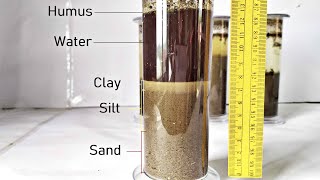 Soil texture determination practical experiment
