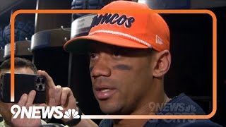 Russell Wilson reacts to being benched as Broncos QB