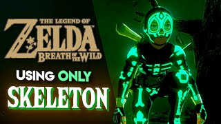 Can you BEAT Breath of the Wild using ONLY Skeleton Gear??
