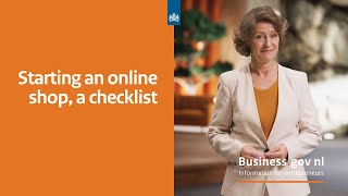 Starting an online shop, a checklist | Business.gov.nl