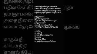 Kanave Nee Naa Tamil Song Lyrics Singer: Sooraj Santhosh Lyrics: Gouthami Ashok Efi