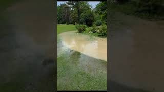 Underpass and water