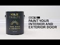 How-To Paint Your Interior and Exterior Door Using KILZ Tribute® Trim, Door & Cabinetry Paint