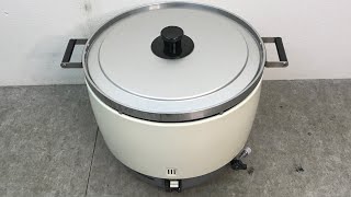 ★2022年製 パロマ 業務用 ガス炊飯器 都市ガス 厨房 PR-10DSS-1 10L 5.5升 動作未確認 厨房機器 Paloma パロマガス炊飯器 ★y23100602