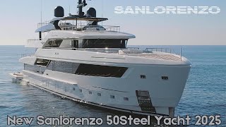 The World’s First Superyacht with a Green Methanol Fuel Cell System.| Sanlorenzo 50Steel Yacht 2025