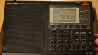 RadioShack DX-390 AM/FM/Shortwave Receiver Audio Test