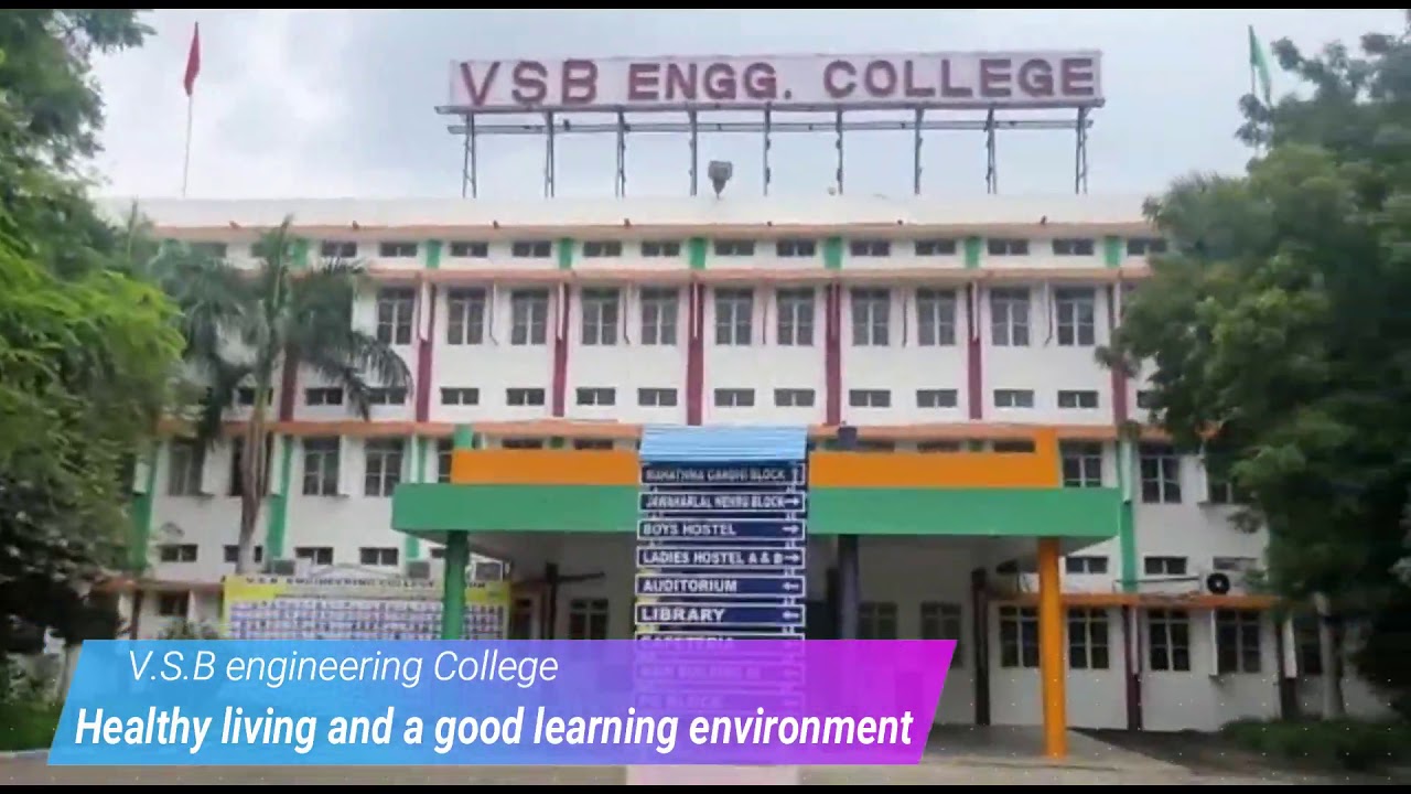 Green And Eco Friendly Campus || V.S.B Engineering College, Karur - YouTube