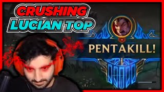 HOW TO PLAY VS RANGED TOP LANERS - GETTING FED THROUGH TEAMFIGHTS + RHOKU 1V9