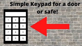 Unity : Simple keypad for a door or safe (walk-through + with download ) - Part 1