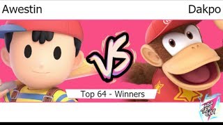 LTC7  - TLOC | Awestin (Ness) vs TLOC | Dakpo (Diddy) Top 64 - Winners - SSBU