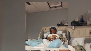 Chrisean Rock Goes Live From The Hospital And Has a Precious Moment with her baby