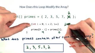 Modifying the Array - Intro to Java Programming