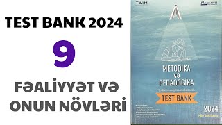 KURİKULUM TEST BANK -2024. Fəaliyyət və onun növləri. Təlimçi Coşqun Namazov. (050-334-12-64)