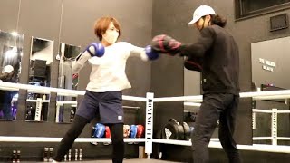 【ボクシング女子】ミット打ち(前編)  -Form Check- 19/10/2022