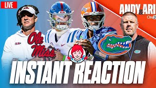 Florida SHOCKS Ole Miss in The Swamp, knocking the Rebels out of the College Football Playoff