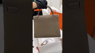 Hermes Kelly Elephant grey