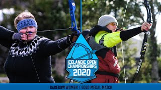 Guðbjörg VS Kelea - Barebow Women Gold Icelandic Open Outdoor 2020