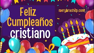 Feliz cumpleaños cristiano
