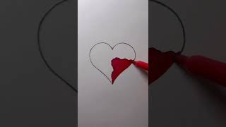 broken heart 💔 #shorts #art #shortvideo #youtubeshorts #painting #heartbroken