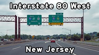 Interstate 80 West - New Jersey - New York City Metro Area